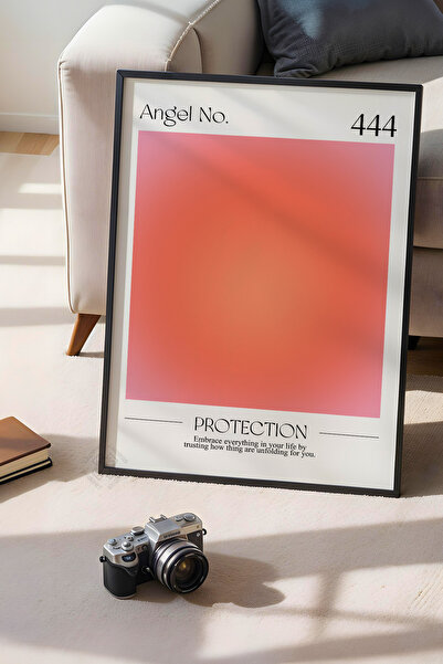 Basquiart Poster cu ramă neagră din seria Aura, numărul tabloului: 8