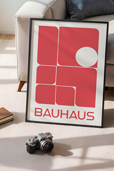 Basquiart Poster din seria Bauhaus cu ramă neagră, numărul picturii: 84