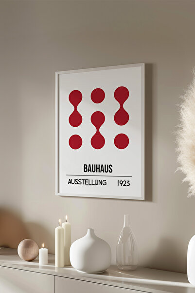 Basquiart Poster cu ramă albă din seria Bauhaus, numărul picturii: 126