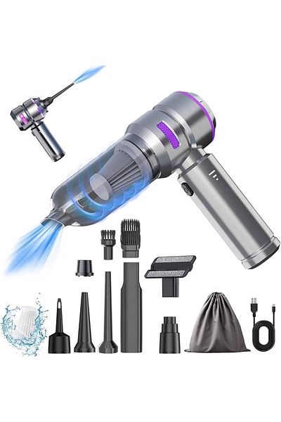 IMA TREND Aspirator Portabil 4 în 1 IMA Trend ST Plus, 100W, 15000Pa, HEPA, 3 Viteze, Acumulator 6000mAh