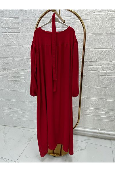 Zeynep Butik Aerobin Fabric Robe Dress 1687