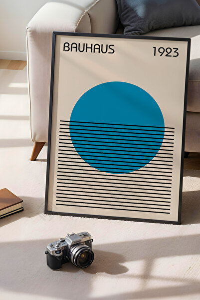 Basquiart Poster din seria Bauhaus cu ramă neagră, numărul picturii: 17