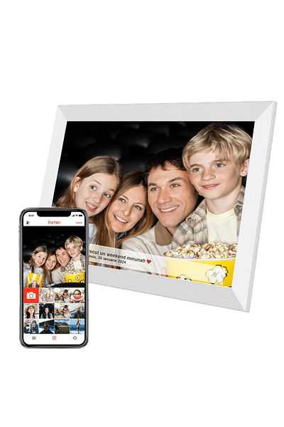 IMA TREND Rama Foto Digitala 10.1”, Frameo, Android, Touchscreen Hd, 800x1280, 32gb, Usb, Sd, Alb