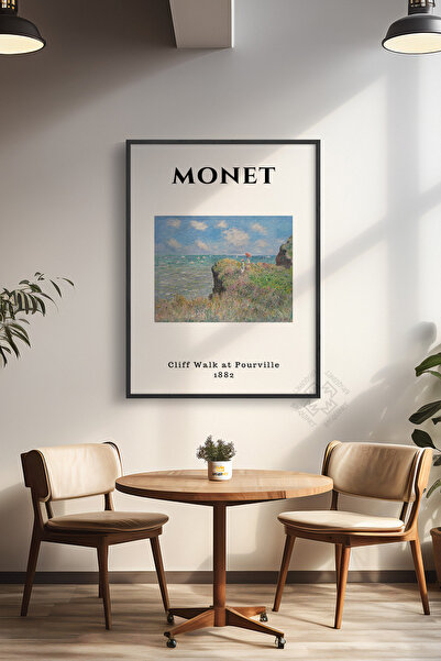 Basquiart Αφίσα της σειράς Claude Monet με μαύρο πλαίσιο, διακοσμητικό τοίχου...