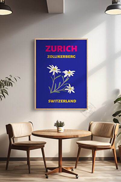 Basquiart Poster din seria City cu ramă din lemn, decor de perete nr:40