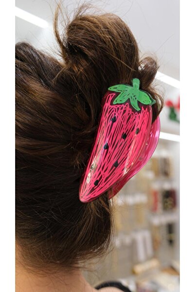 Jerie Fruit Figured Acrylic Large Latch Buckle