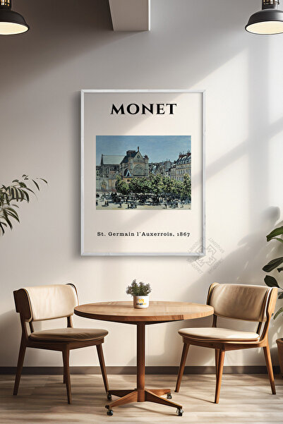 Basquiart Αφίσα της σειράς Claude Monet με λευκό πλαίσιο, διακοσμητικό τοίχου...