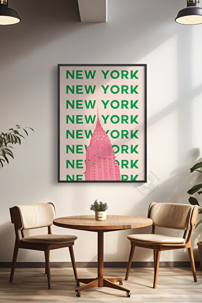 Basquiart Αφίσα της σειράς City με μαύρο πλαίσιο, Διακοσμητικός πίνακας τοίχο...