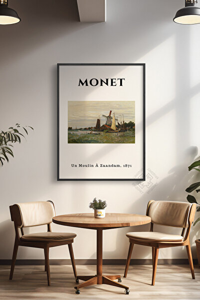 Basquiart Αφίσα της σειράς Claude Monet με μαύρο πλαίσιο, διακοσμητικό τοίχου...