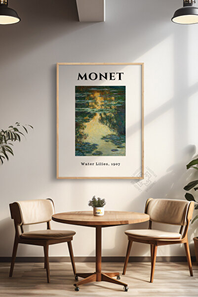 Basquiart Αφίσα της σειράς Claude Monet με ξύλινο πλαίσιο, διακοσμητικό τοίχο...