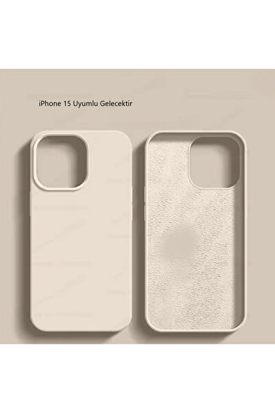 Kılıforyum İphone 15 Kılıf Logolu Içi Kadife Lansman Kılıf