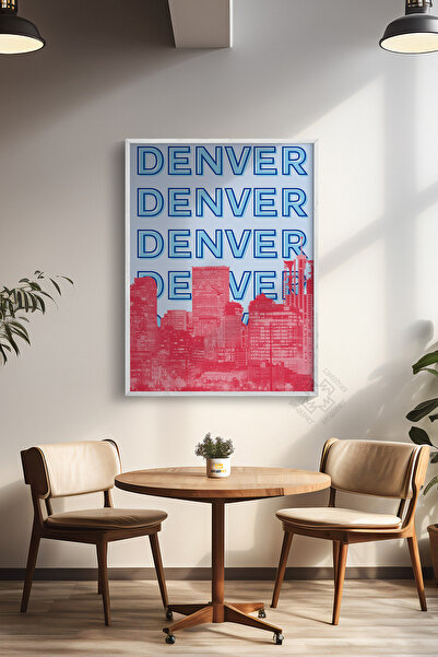 Basquiart Αφίσα της σειράς City με λευκό πλαίσιο, Διακοσμητικός πίνακας τοίχο...