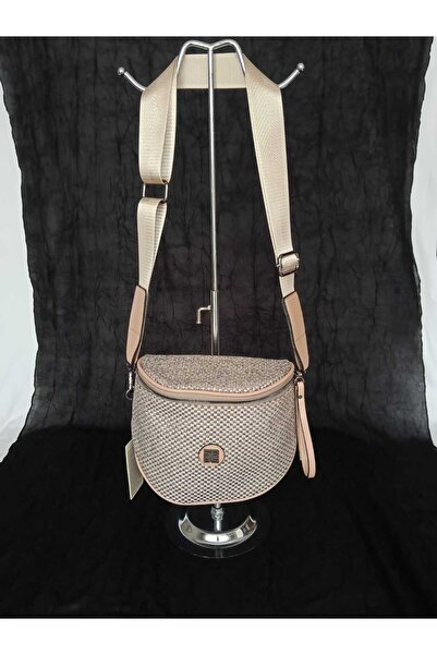 SheBella Bags & Shoes Kadın Keten Küçük Boy Çapraz Omuz Çantası