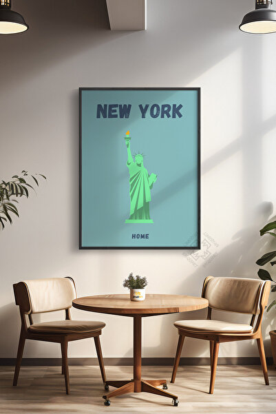 Basquiart Αφίσα της σειράς City με μαύρο πλαίσιο, Διακοσμητικός πίνακας τοίχο...