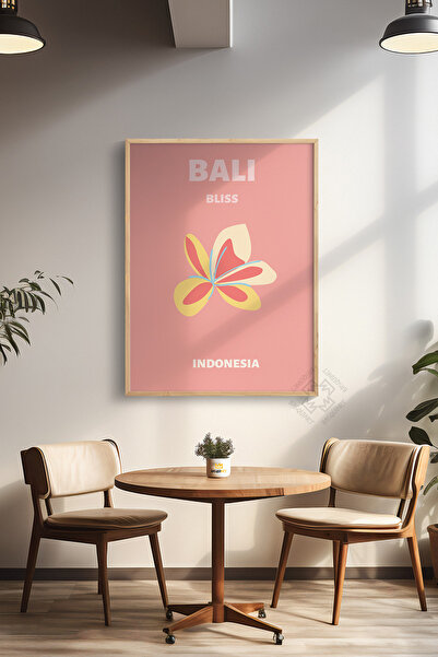 Basquiart Poster cu ramă din lemn din seria City, decor de perete pictat Nr.:17