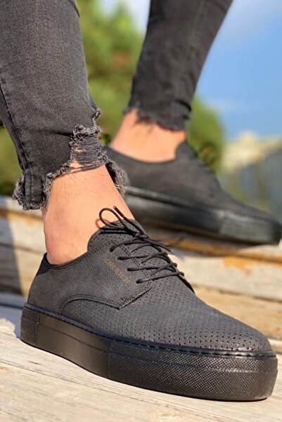 pabucmarketi Lace-Up Men's Casual Shoes Black