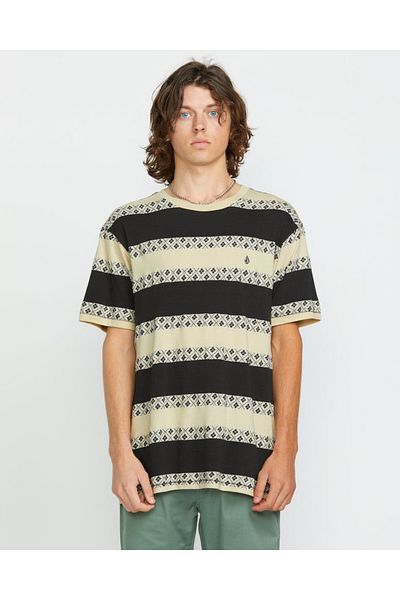 Volcom تي شيرت طاقم الحجر الحديدي Ss Sth