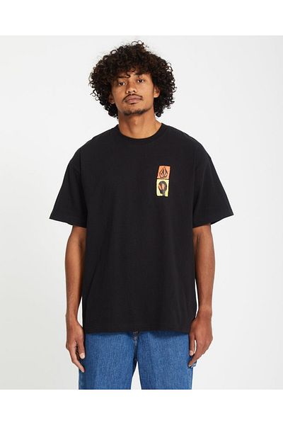 Volcom تي شيرت Gonyvaders Lse Sst Blk