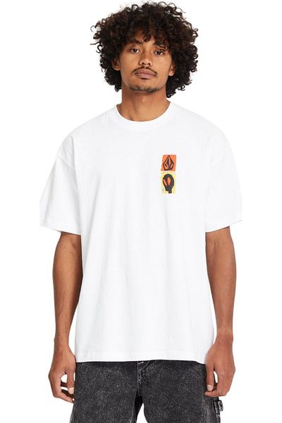 Volcom تي شيرت Gonyvaders Lse Sst Wht