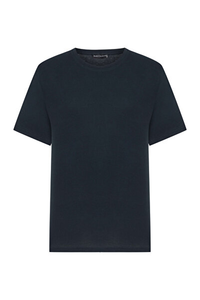 Mudo تي شيرت قطني برقبة دائرية