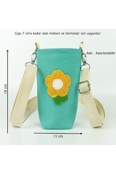 woodycord 0.5 Liter Flask Case Water Bottle Carrying Bag Water Bottle Bag