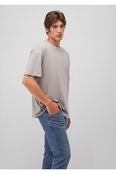 Mavi Gray Oversize T-Shirt - Basic, 066902 -34154