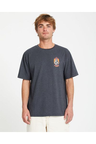 Volcom تي شيرت دراجين ستون Hth Sst Hbk
