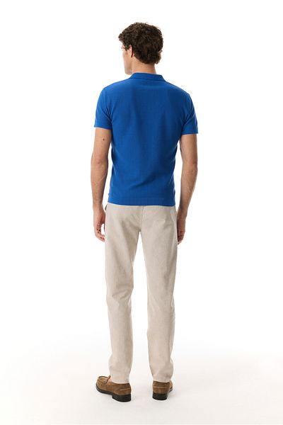 Mudo Polo Collar Short Sleeve Knitwear Sweater