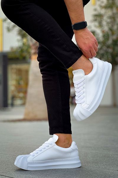 pabucmarketi Lace Men's Sports Shoes White