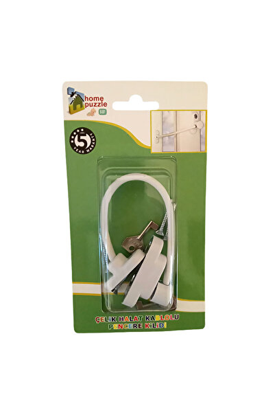 Homepuzzle Steel Rope Window Lock White