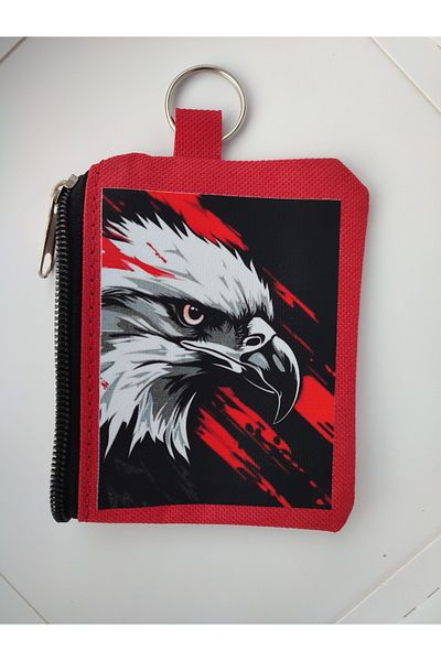 JANJAN 2 Pcs Children's Wallet, Coin Wallet, Wallet with Card Holder and Key Chain