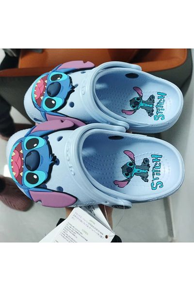 Miniso J1 A Hellokitty Kuromi Stitch Melody Summer Girls Boy Cartoon Slippers Non-slip Soft-soled Wrap Toe