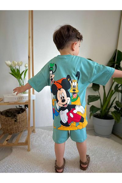 JELİBOOM Organic 100% Cotton Children's Shorts Set