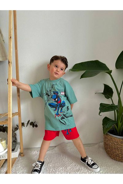 JELİBOOM Organic 100% Cotton Children's Shorts Set