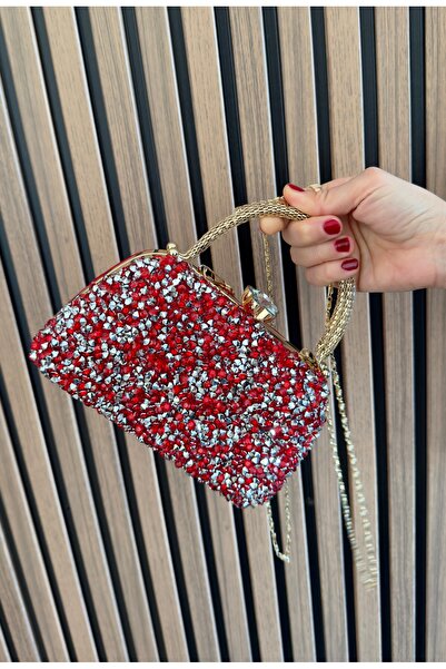 çantamgelsin Women's Crystal Stone Evening Dress Bag Special Occasion Bag Gra...