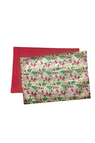 Hayalet Design Double-Sided 2-Piece American Service - Strawberry