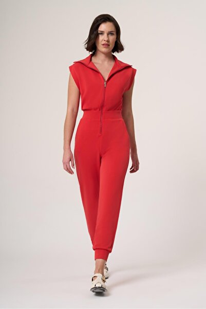 wellwe CASIS KIRMIZI MODAL İÇERİKLİ FERMUARLI ULTRA RAHAT TULUM