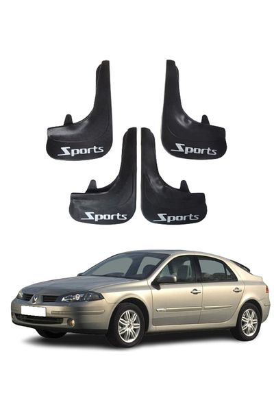 SONİKON LİNE Renault Laguna 2 Compatible Sports Written 4-Piece Leggings Mudguard Mudguard Modified