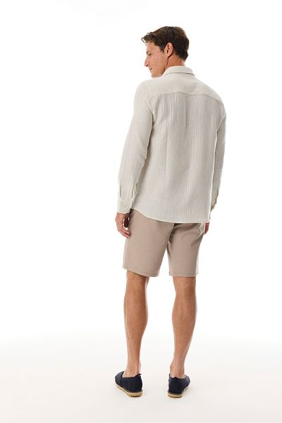 Mudo Striped Regular Fit Long Sleeve Shirt