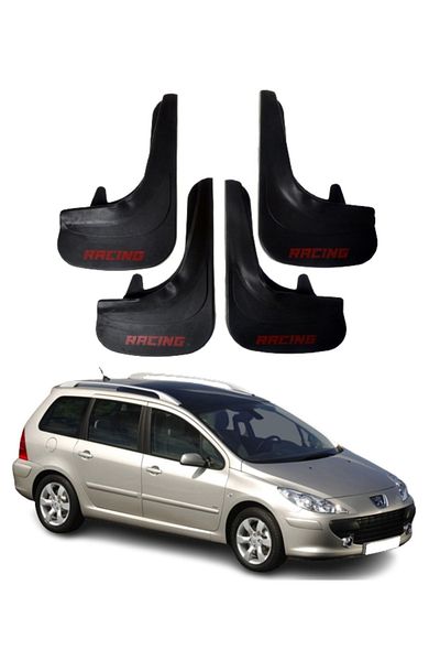 SONİKON LİNE Peugeot 307 Stw Racing Written Compatible with All Cases 4-Piece Gaiter Mudguard Gaiter Modified