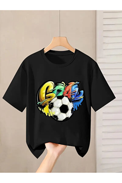 YUNAYT TRICOU PENTRU COPII CU MÂNECĂ SCURTĂ CU IMPRIMEU