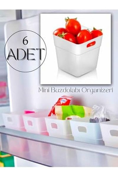 STOREMAX Ezg 6 Pieces Refrigerator Door Organizer Organizer 6-Piece Refrigerator Organizer and Bathroom