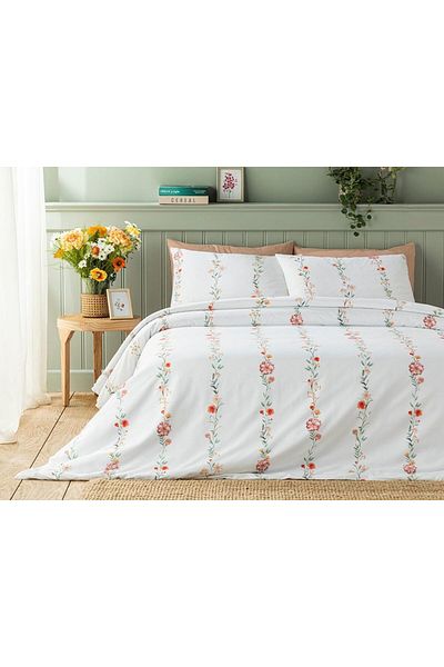 STOREMAX Home Romantic Line Digital Printed Soft Cotton Single Duvet Cover Set 160X220 cm