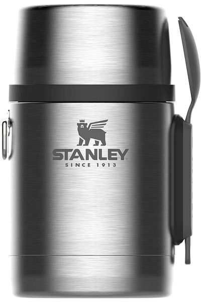 Mu Art Ahşap Mrt Adult Adventure Vacuum Food Thermos, 0.53 Liter, Stainless Steel Art 871301