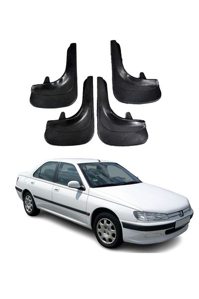 SONİKON LİNE Peugeot 406 Compatible 4-Piece Dust Cover Mudguard Mudguard Modified