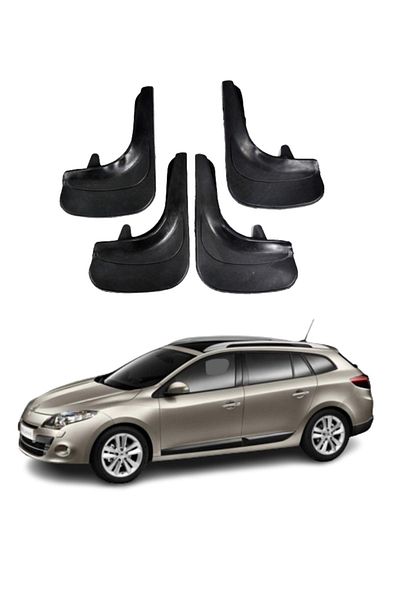 SONİKON LİNE Renault Megane 3 Stw 2010-2016 Compatible 4-Piece Dust Cover Mudguard Mudguard Modified