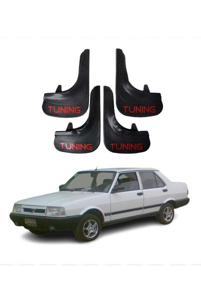 SONİKON LİNE Fiat Şahin Compatible Tuning Written 4-Piece Dust Cover Mudguard Mudguard Modified