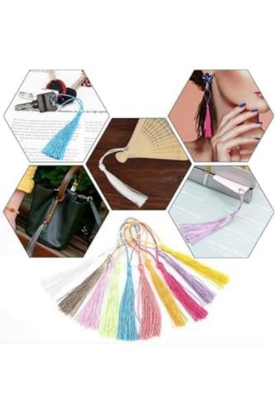 STOREMAX Sbl Winky Tassel Silky Handmade Soft Handcrafted Mini Tassels Bookmark Tassels 2