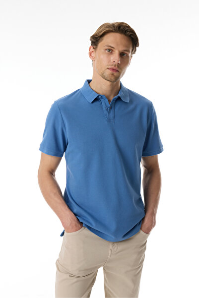 Mudo تي شيرت بياقة بولو وأكمام قصيرة