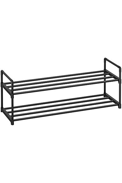 STOREMAX Ezg 2-Level Shoe Rack, Metal Shoe Storage for up to 10 Pairs of Shoes Lsa12Bk Ezsn